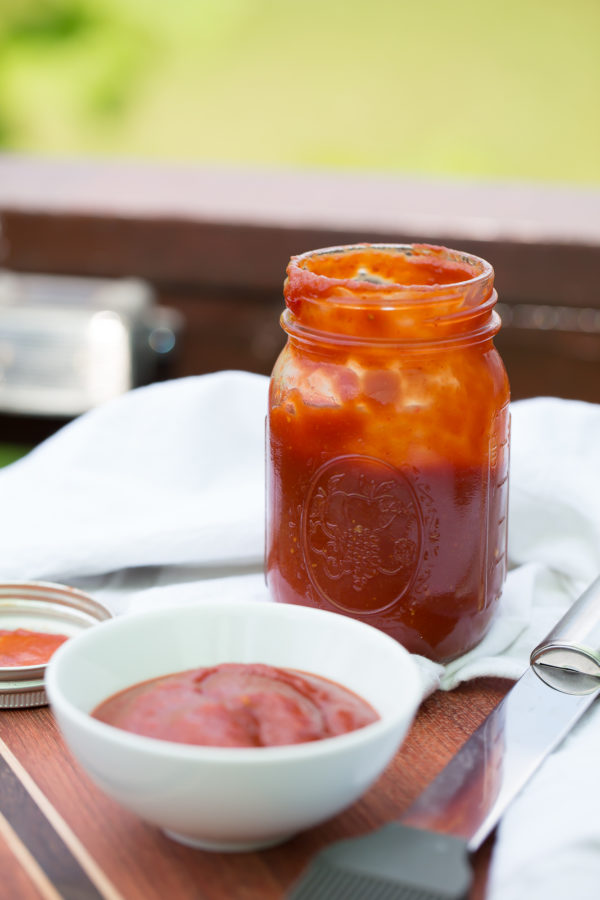 Easy Sweet and Spicy BBQ Sauce - Deliciously Plated