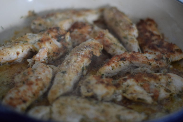 Organic Chicken Tenders with Parmesan Zucchini Fries Deliciously Plated