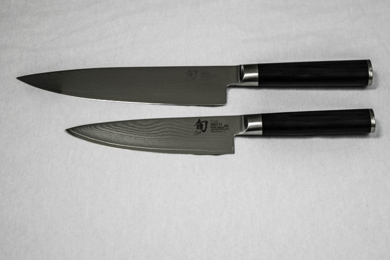 Shun Classic 6in and 8 in chef knife