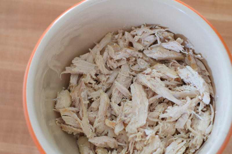 shredded chicken