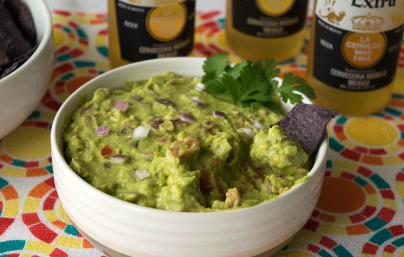 closeup guac