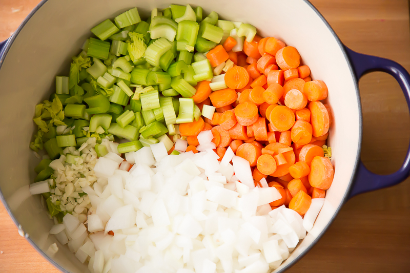 mirepoix in dutch oven