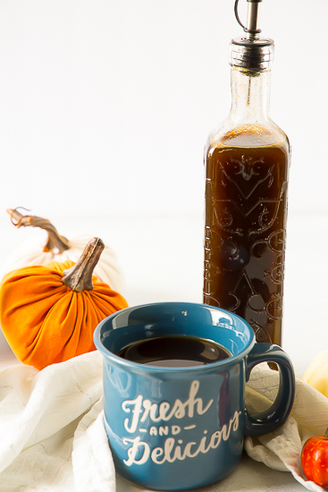 Pumpkin spiced coffee