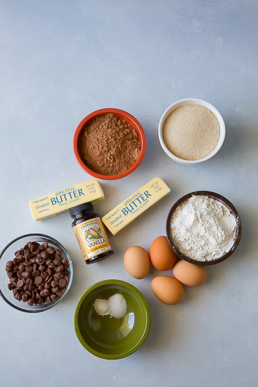 gluten free brownie ingredients