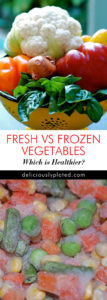 fresh vs frozen veggies