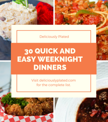 Quick and Easy Gluten Free Weeknight Meals