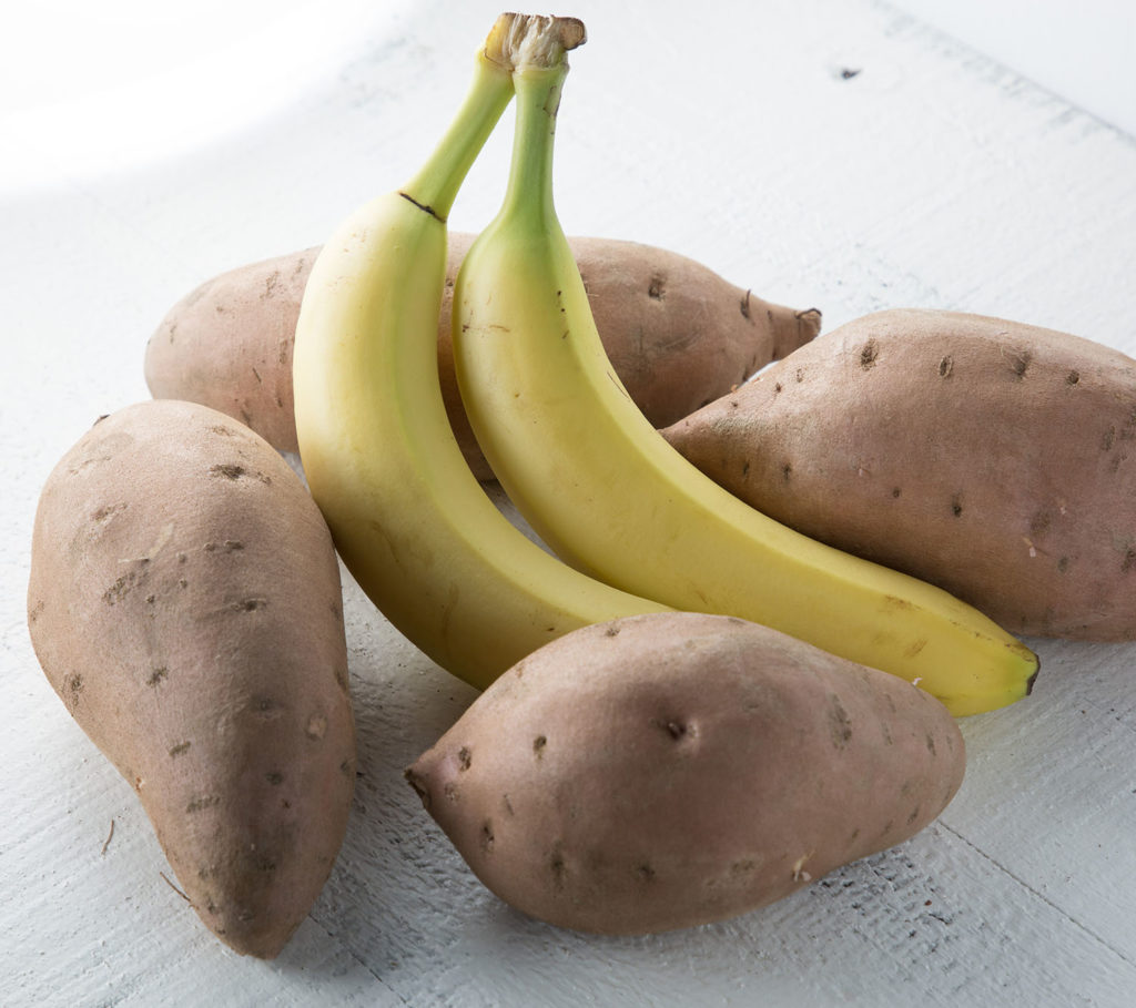 Whipped Sweet Potatoes with Bananas and Honey - Deliciously Plated