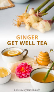 Get Well Tea #gingertea #naturalremedies #naturalantibiotics #glutenfree