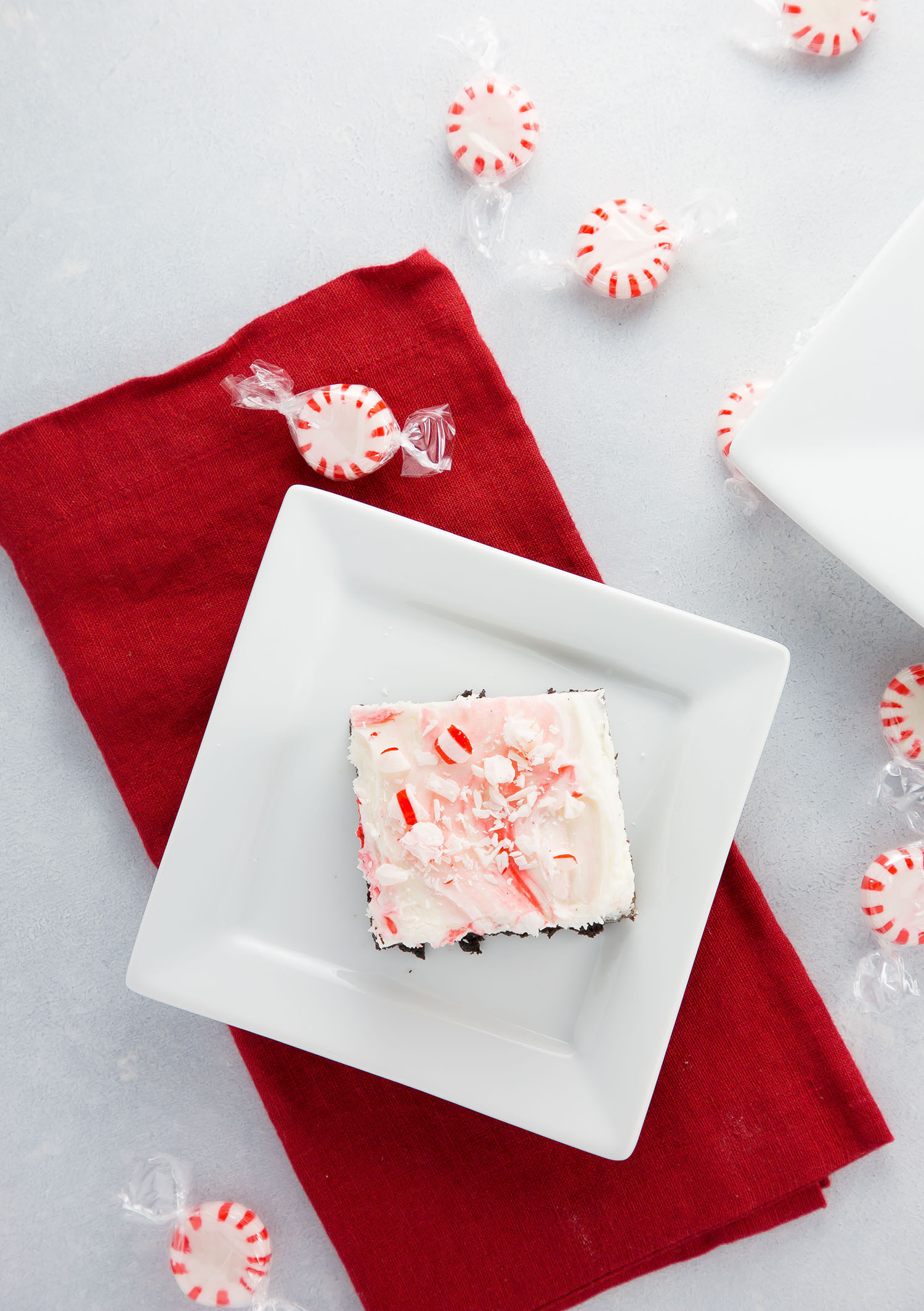 Peppermint Pattie Brownies #glutenfree #brownies #holidayrecipes #holidayentertaining