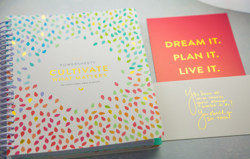 cultivate what matters goal planner