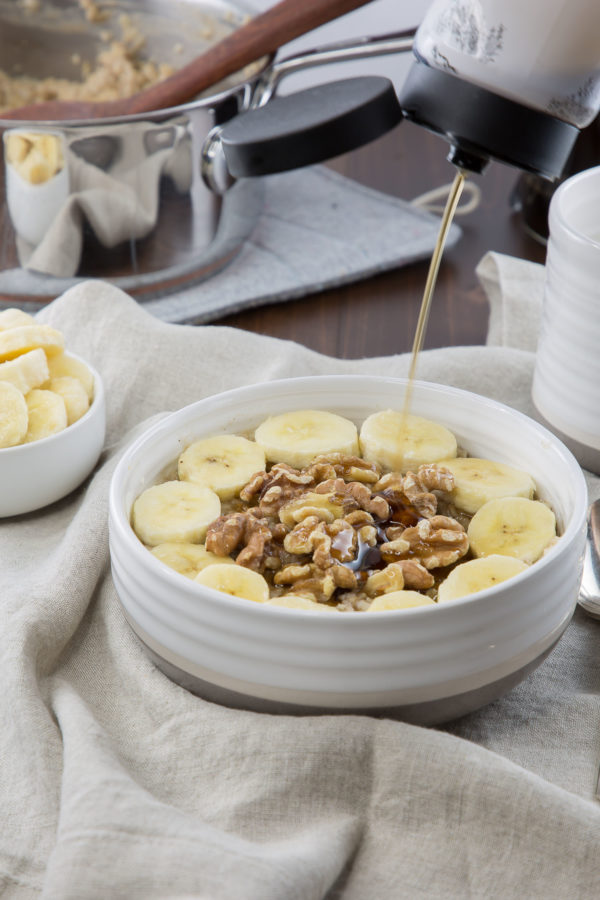 Banana Nut Oatmeal Recipe Deliciously Plated