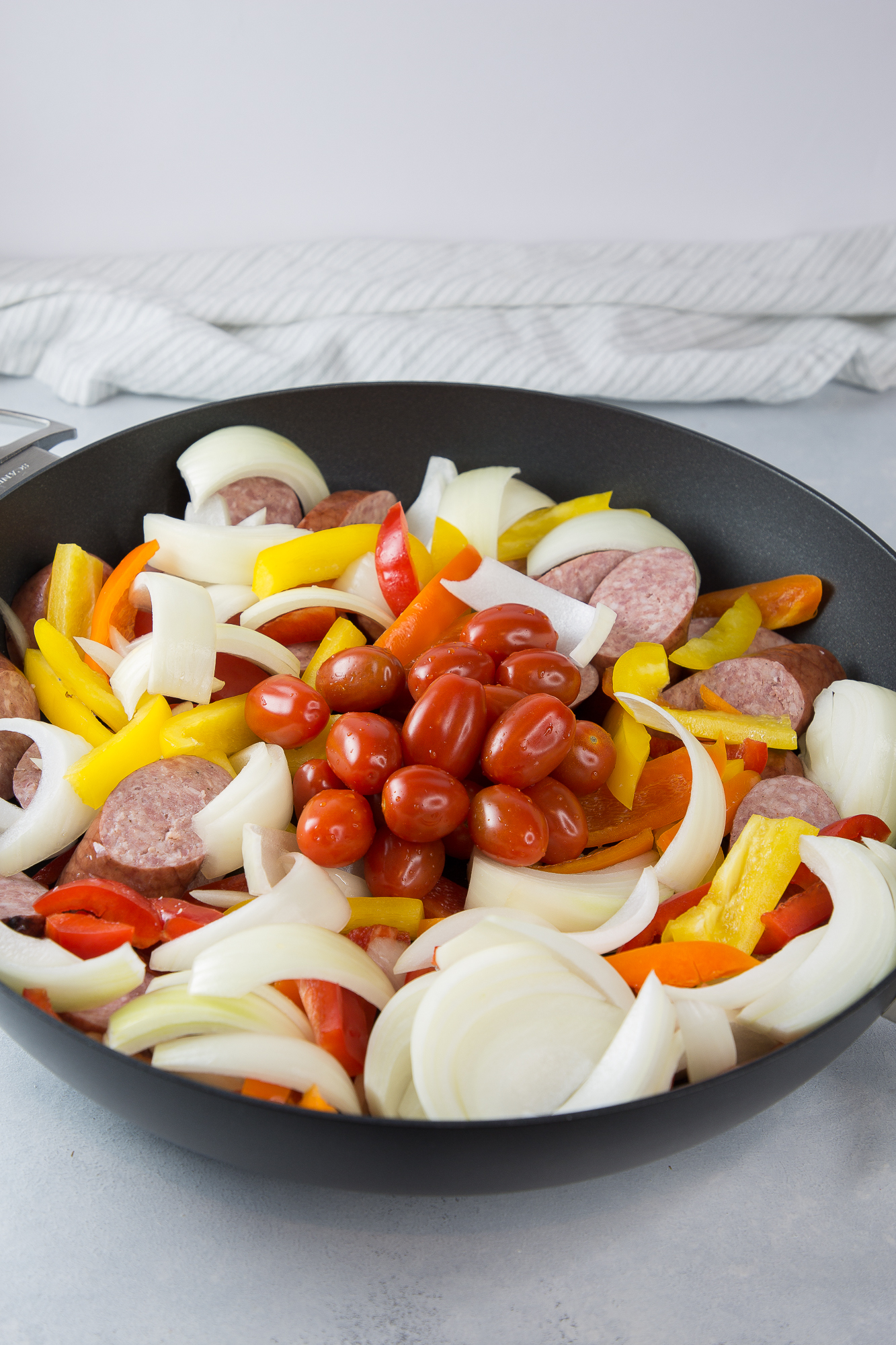 Polska Kielbasa Stir Fry Like Mother, Like Daughter