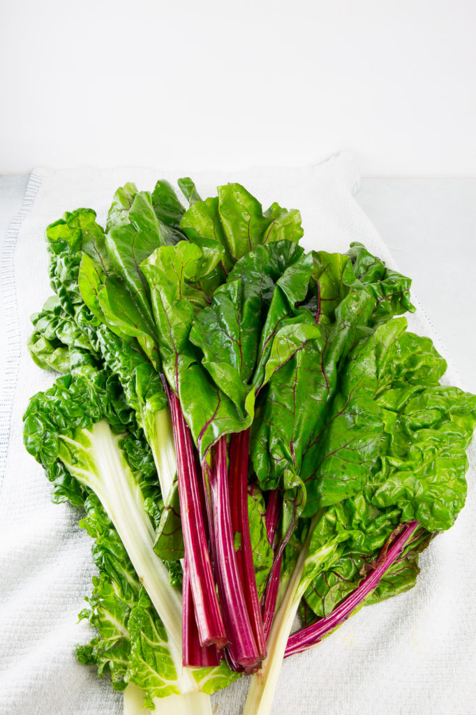 fresh rainbow chard