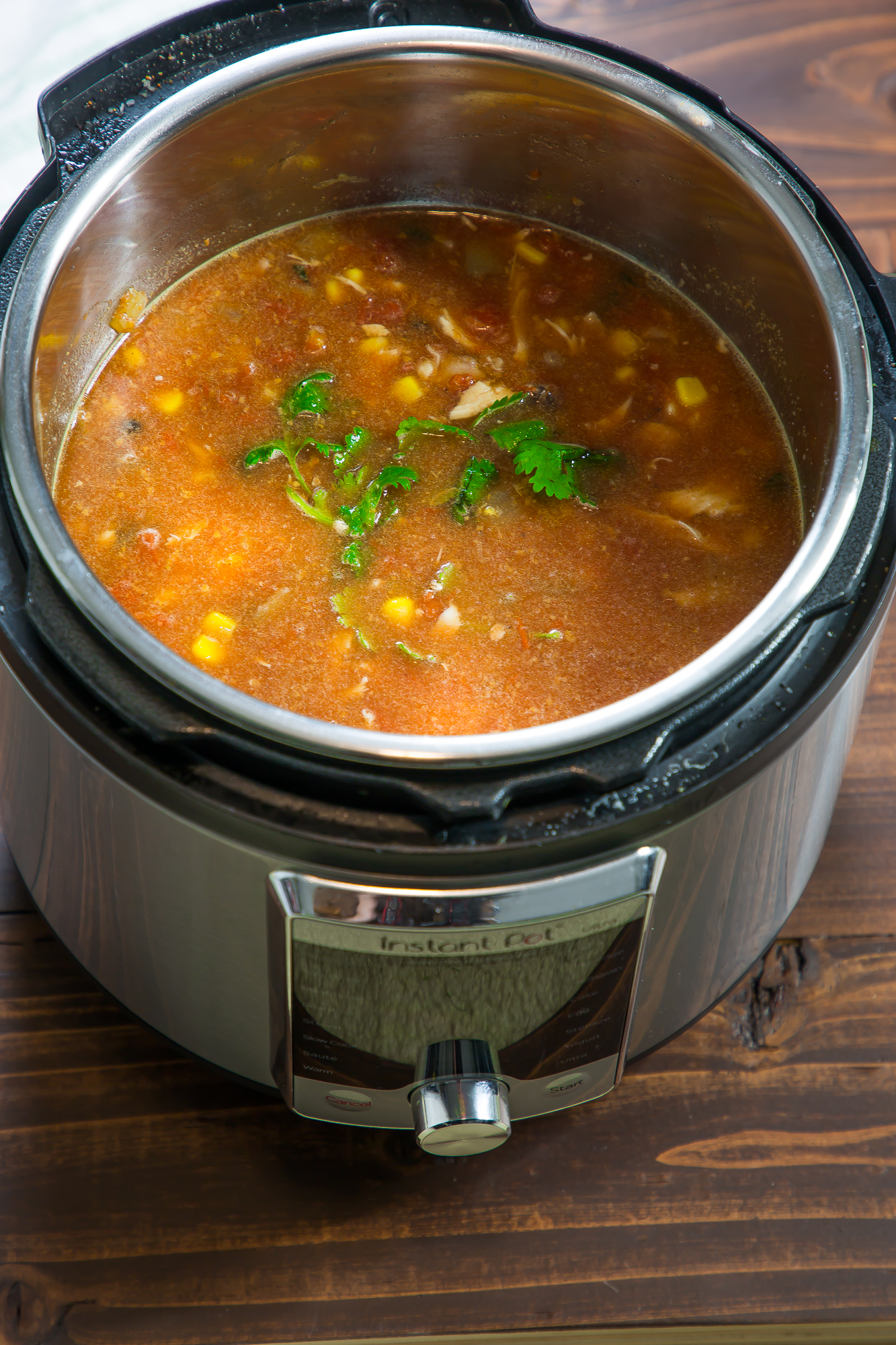 The best Taco soup in an instant pot