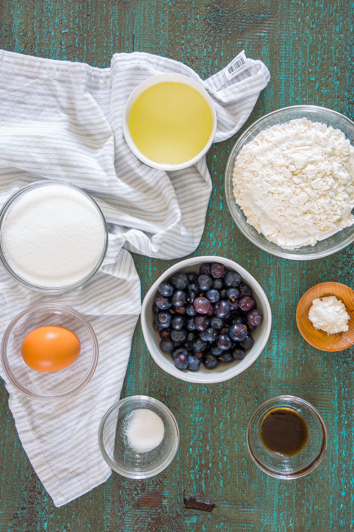 gluten free bluberry muffin ingredients