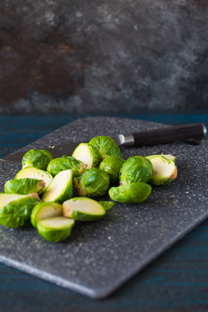 Halfed brussels sprouts