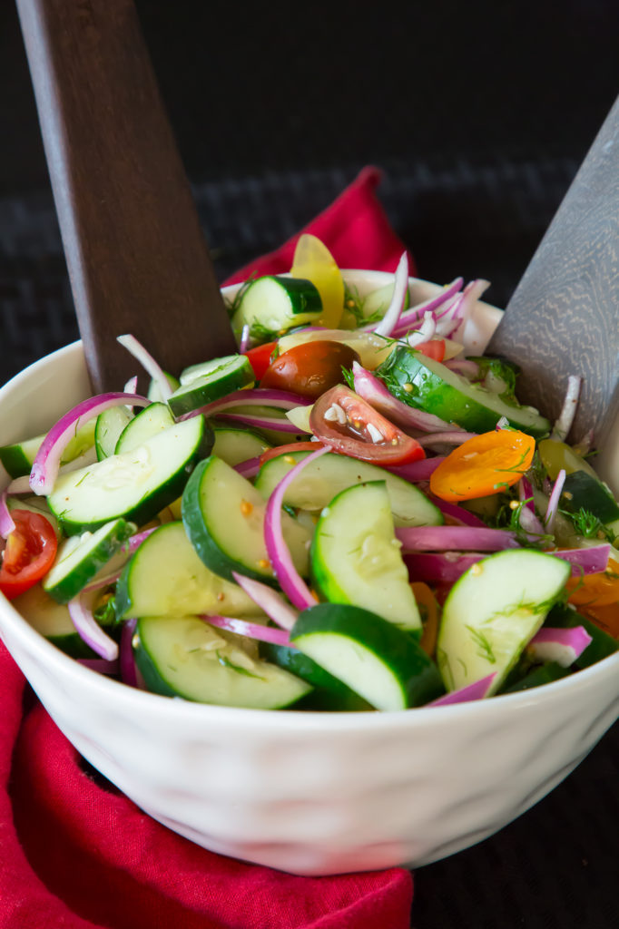 The Cucumber Dill Salad You Will Be Making All Summer Long Deliciously Plated 1973