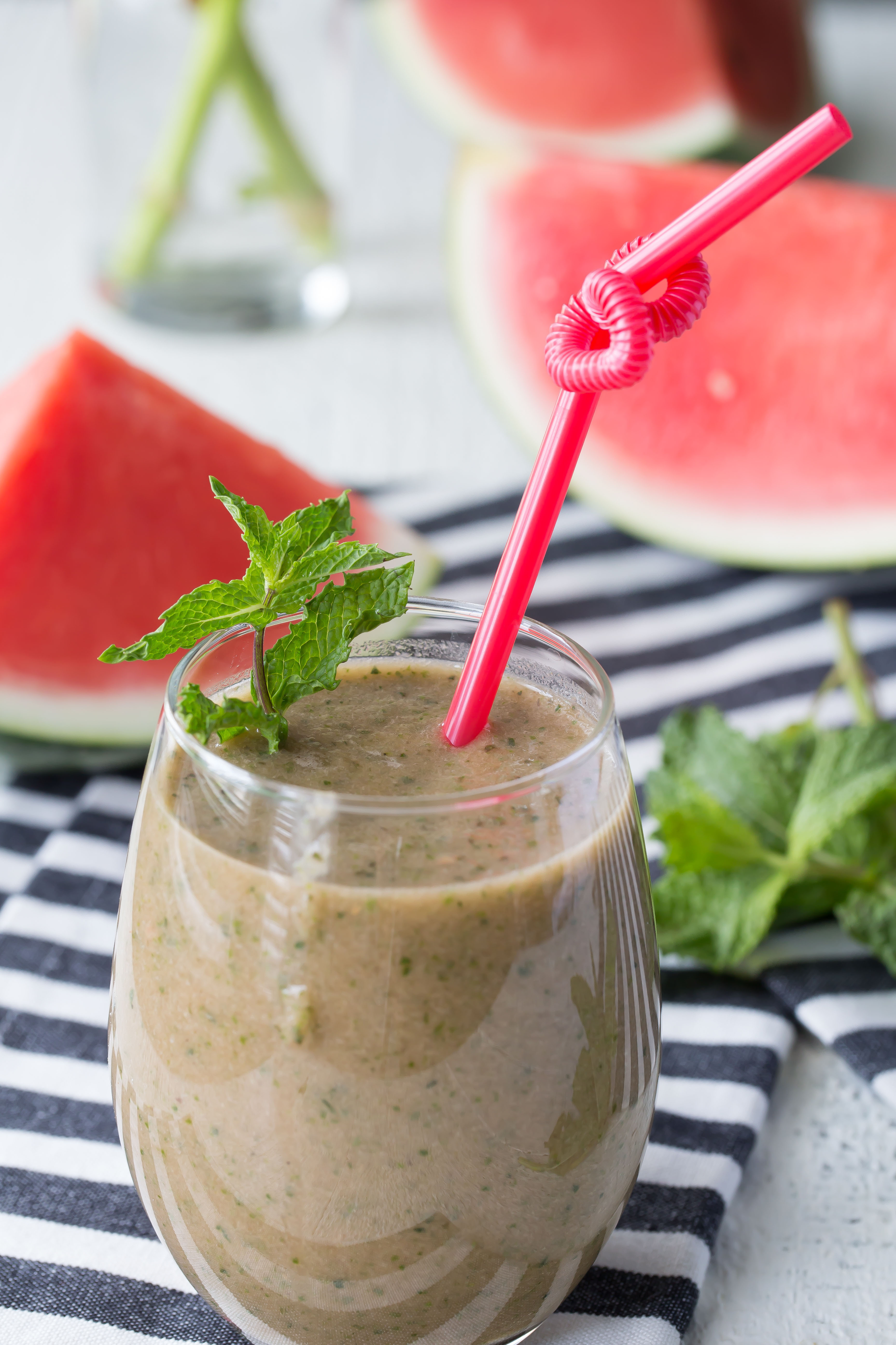 Watermelon Mint Smoothie: The Perfect Healthy Summer Treat - Deliciously Plated