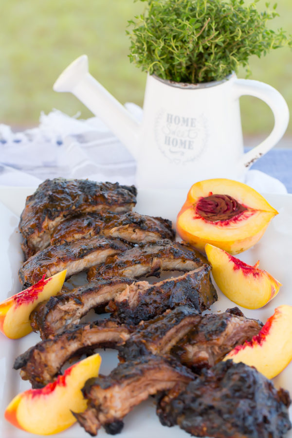 tender and juicy bouron peach ribs