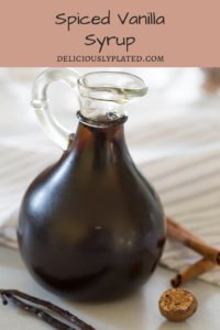 spiced vanilla syrup recipe