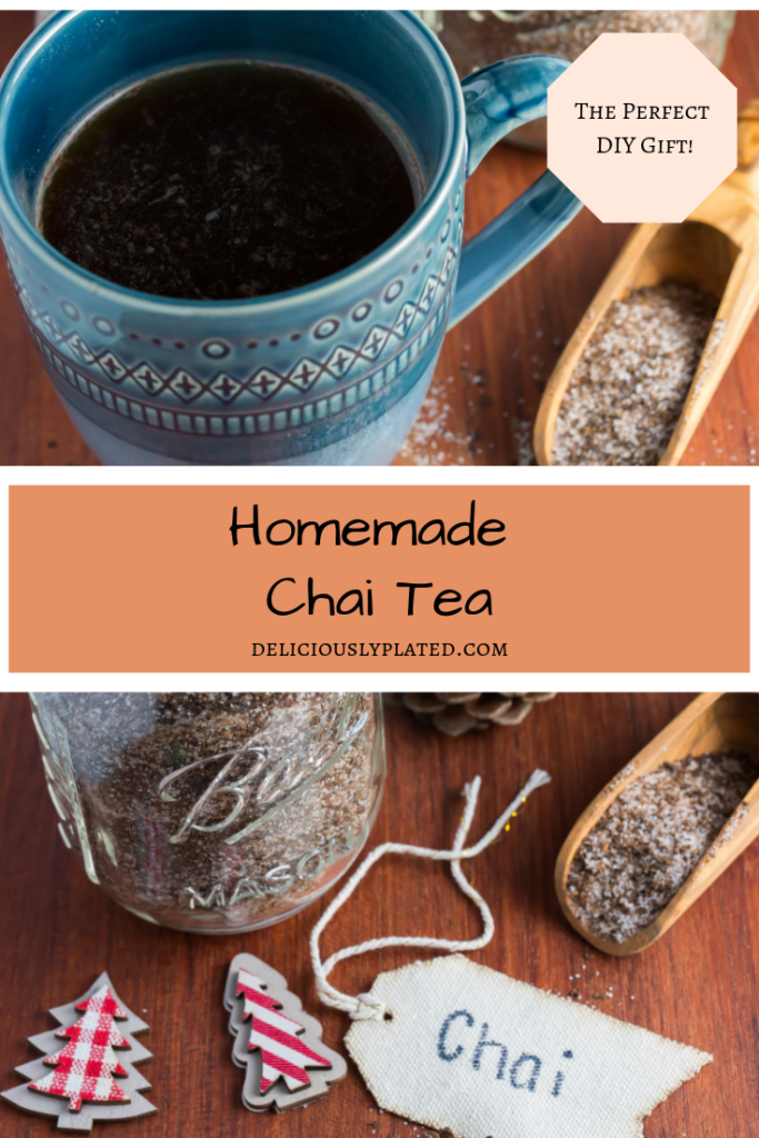 Chai Tea Mix (Homemade Food Gift with FREE Gift Tags!) • FIVEheartHOME