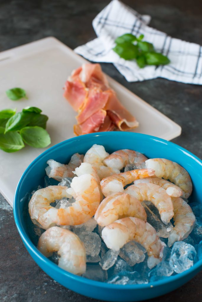 ingredients for jumbo shrimp appetizer